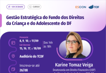 TCDF promove curso sobre gestão estratégica e planejamento do Fundo dos Direitos da Criança e do Adolescente