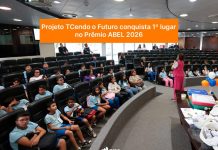 Projeto TCendo o Futuro conquista 1º lugar no Prêmio ABEL 2026