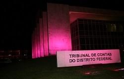 TCDF ilumina fachada em adesão à campanha Outubro Rosa