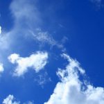 Blue Sky White Clouds Lockscreen iPhone 6 Plus HD Wallpaper