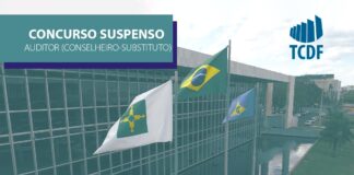 Aplicação de provas do concurso para Auditor do TCDF está suspensa