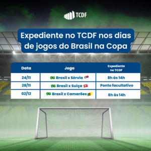 Copa 2022: CFA terá expediente especial nos dias de jogos da