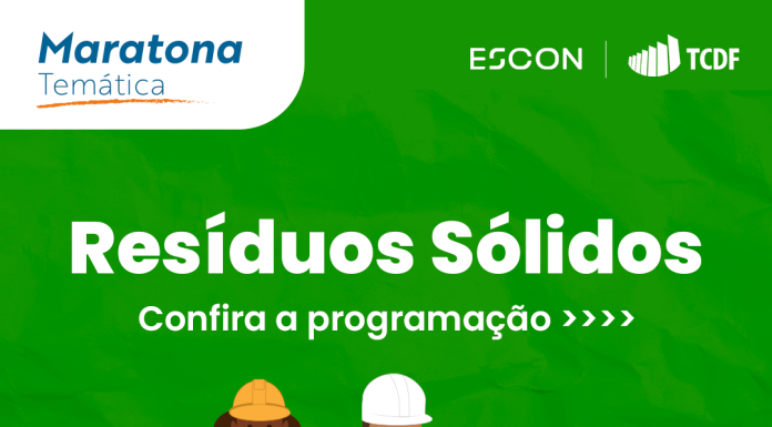 Confira a programação da Maratona Temática de Resíduos Sólidos promovida pela Escon