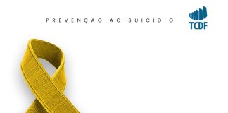 TCDF ficará iluminado de amarelo durante o mês de setembro em apoio à campanha de prevenção ao suicídio e promoção da saúde mental