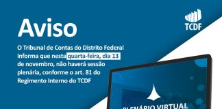 Aviso sessão plenária – 13 de novembro