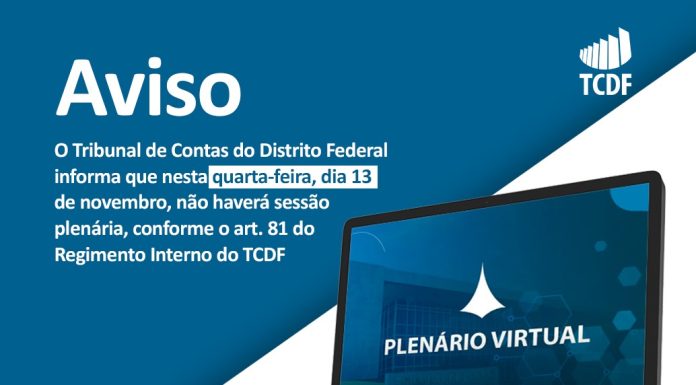 Aviso sessão plenária – 13 de novembro