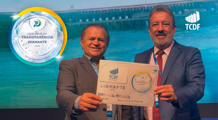 TCDF recebe selo diamante no Programa Nacional de Transparência Pública