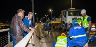 TCDF acompanha instalação de novas juntas de dilatação na Ponte JK