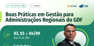 Escon abre vagas para treinamento sobre gestão nas Administrações Regionais