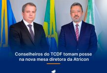 Conselheiros do TCDF tomam posse na nova mesa diretora da Atricon