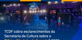 TCDF cobra esclarecimentos da Secretaria de Cultura sobre o “Maior São João do Cerrado” 2025