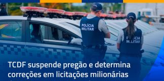 TCDF suspende pregão e determina correções em licitações milionárias da PMDF para compra de armas