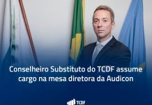 Conselheiro Substituto do TCDF assume cargo na mesa diretora da Audicon