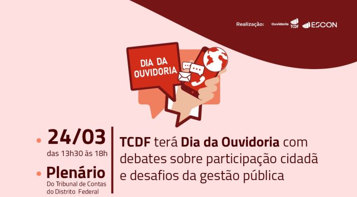 No Dia do Ouvidor, TCDF destaca participação cidadã e anuncia “Dia da Ouvidoria 2026”
