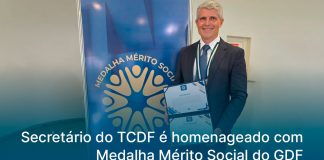 Secretário do TCDF é homenageado com Medalha Mérito Social do GDF