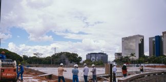 TCDF realiza visita técnica às obras dos viadutos do Eixão Norte