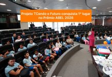 Projeto TCendo o Futuro conquista 1º lugar no Prêmio ABEL 2026