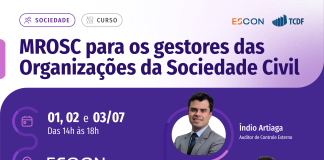 TCDF promove curso sobre controle externo de parcerias com organizações do terceiro setor