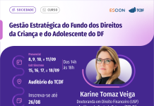 TCDF promove curso sobre gestão estratégica e planejamento do Fundo dos Direitos da Criança e do Adolescente