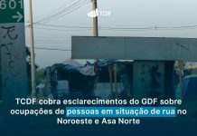 TCDF cobra esclarecimentos do GDF sobre ocupações de pessoas em situação de rua no Noroeste e Asa Norte