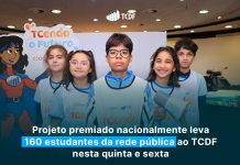 Projeto premiado nacionalmente leva 160 estudantes da rede pública ao TCDF nesta quinta e sexta